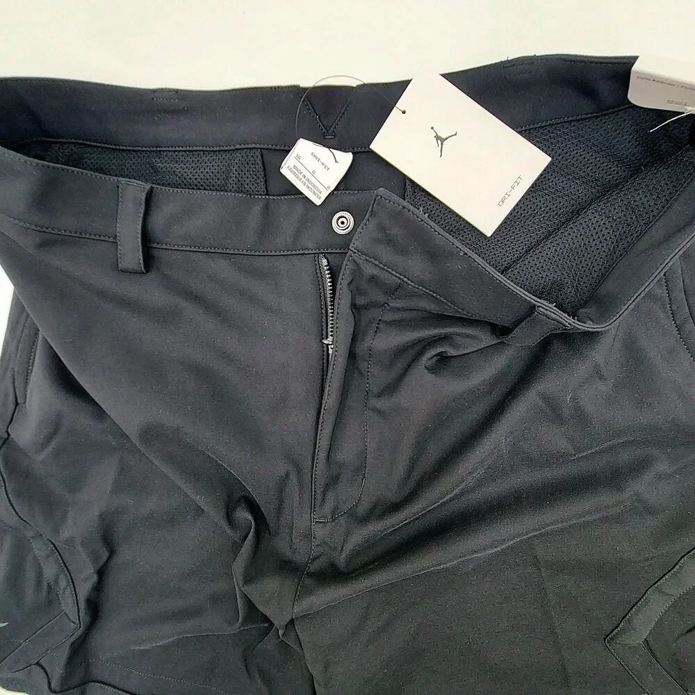Nike Jordan DriFit Sport Golf Diamond Shorts Men's Size 36 Black DZ0557-010 NWT